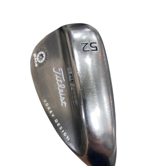 中古】 タイトリスト VOKEY SPIN MILLED SM4 ブラックニッケル 52°/08