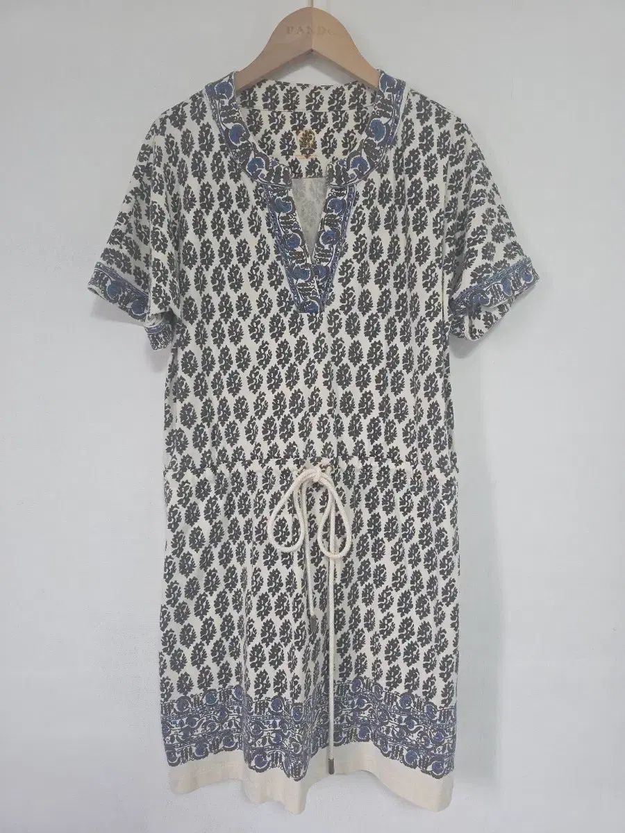トリーバーチ Tory Burch パータン コットン ONE PIECE S