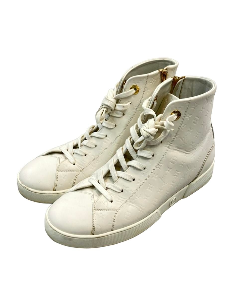 ルイ・ヴィトン ハイカットスニーカー サイドジップ モノグラム レディース SIZE 37 (23.5cm) LOUIS VUITTON
