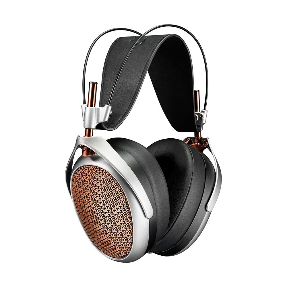 Meze Audio　平面磁界型ハイブリッドデュアルヘッドフォン　POET【開封使用済み美品、外箱不良、付属品完備】