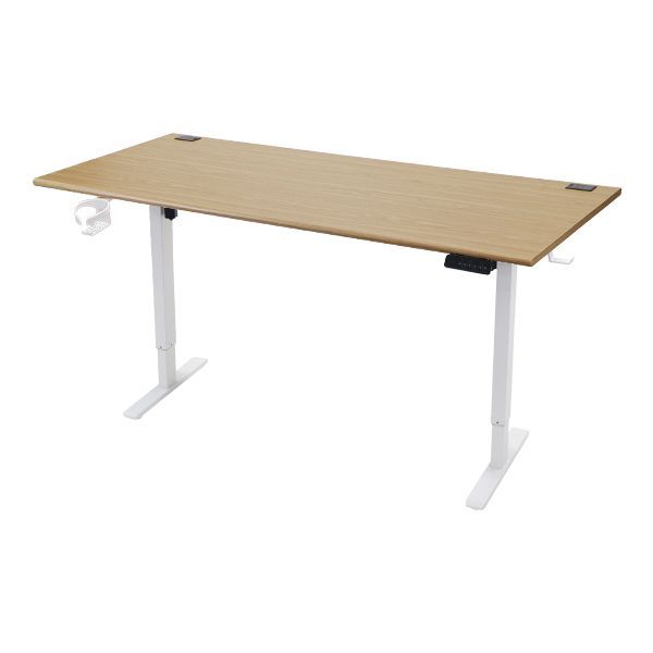 昇降デスク 電動 ハイグレードモデル PSE適合 180cm 1800mm 動荷重約100kg 静荷重約180kg スタンディングデスク 上下昇降 デスク 高さ調整 エルゴノミクス 昇降式デスク a99(天板:180,ウォールナット)(脚色:ホワイト)