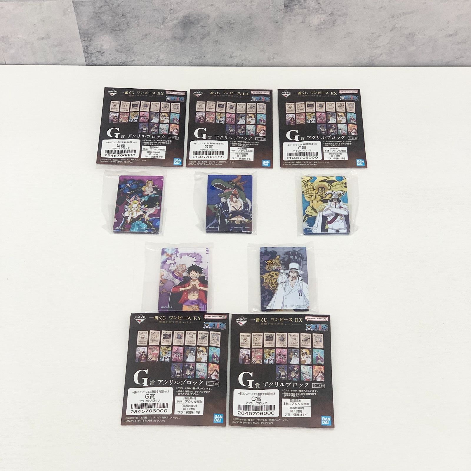 ワンピース 一番くじ アクリルブロック 5種5個セット - メルカリ