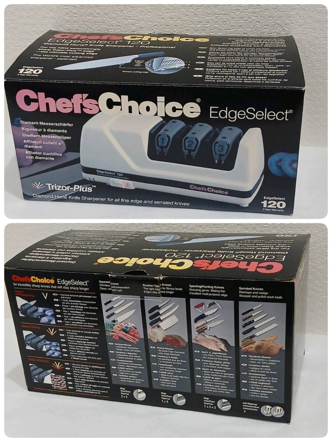 Chef's Choice シェフスチョイス 電動式包丁研ぎ器120N - メルカリ