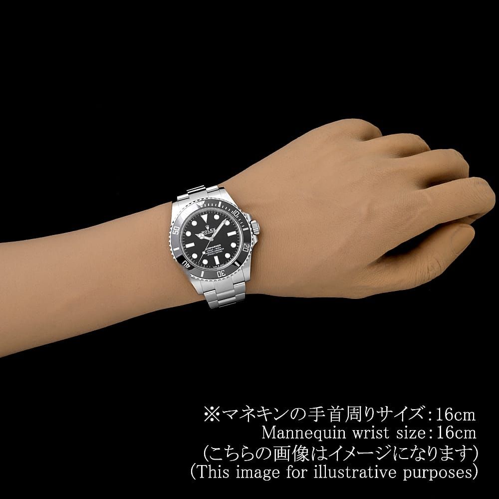 ロレックス サブマリーナ ノンデイト 124060 ブラック ランダム番 中古 メンズ ロレックス サブマリーナ ノンデイト 124060 ブラック ランダム番 中古 メンズ