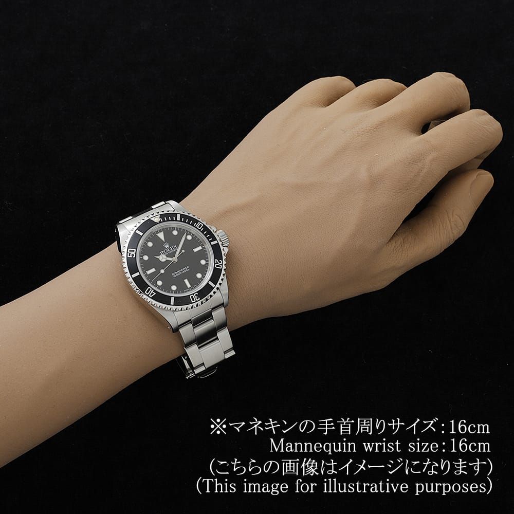 ロレックス サブマリーナ ノンデイト 14060 ブラック オールトリチウム U番 中古 メンズ