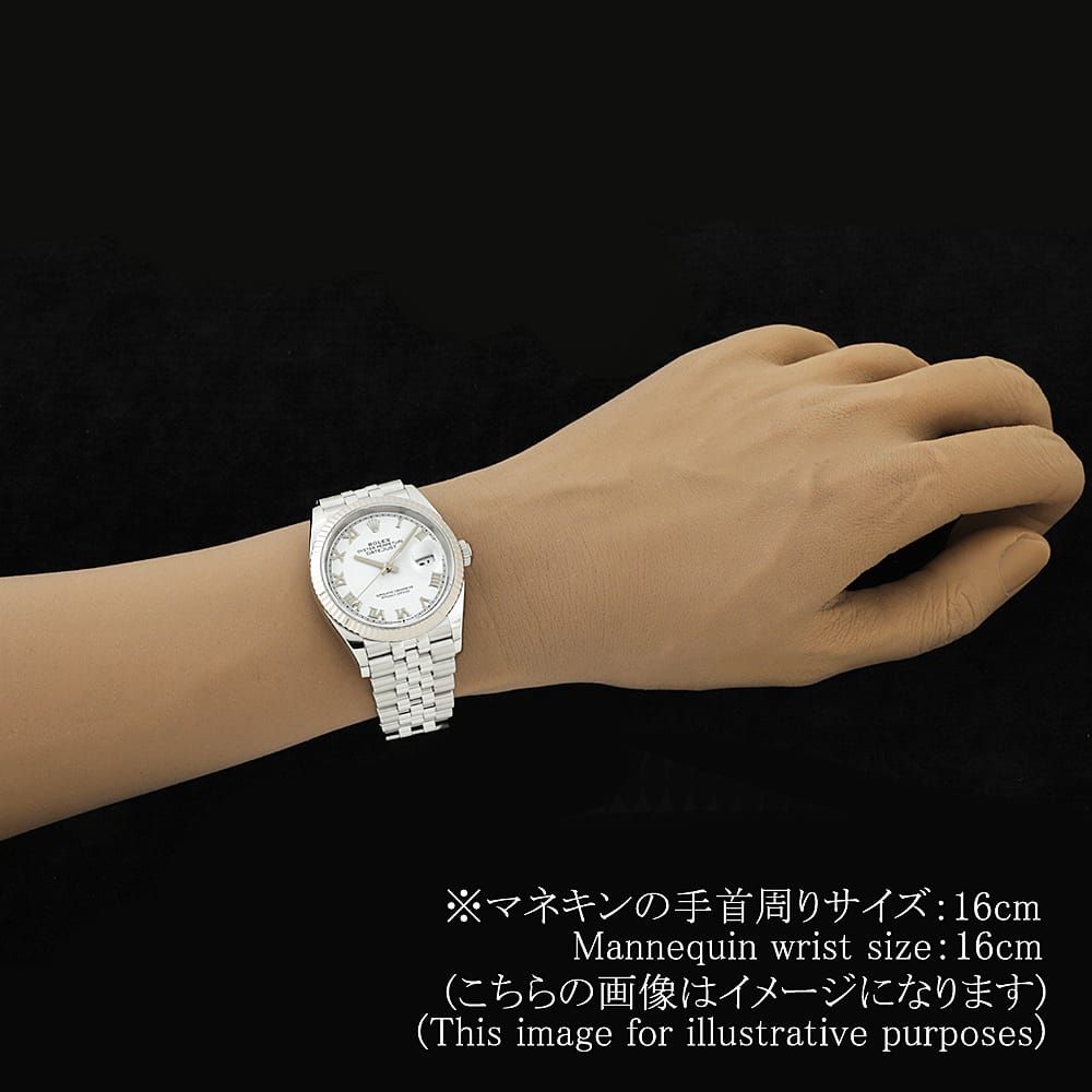 ロレックス デイトジャスト36 126234 ホワイト ローマ 5列 ジュビリーブレス ランダム番 中古 メンズ ロレックス デイトジャスト36 126234 ホワイト ローマ 5列 ジュビリーブレス ランダム番 中古 メンズ