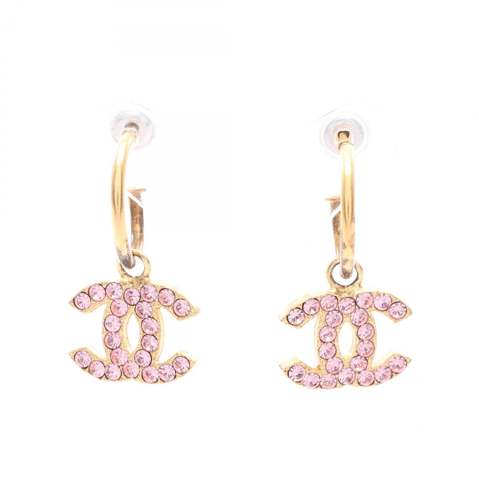 CHANEL シャネル ココマーク フープ ピアス