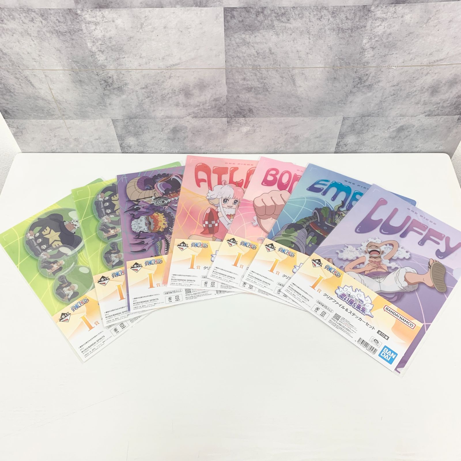 ワンピース 一番くじ クリアファイル 思い描く未来 I賞6種7個セット