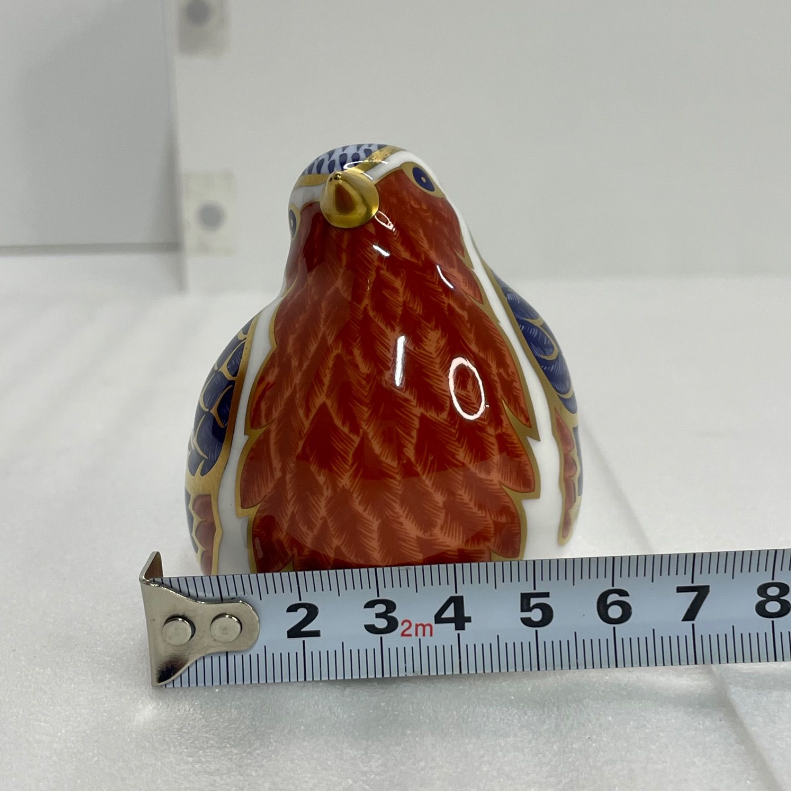美品/一級品/箱付】ロイヤルクラウンダービー ペーパーウェイト 鳥