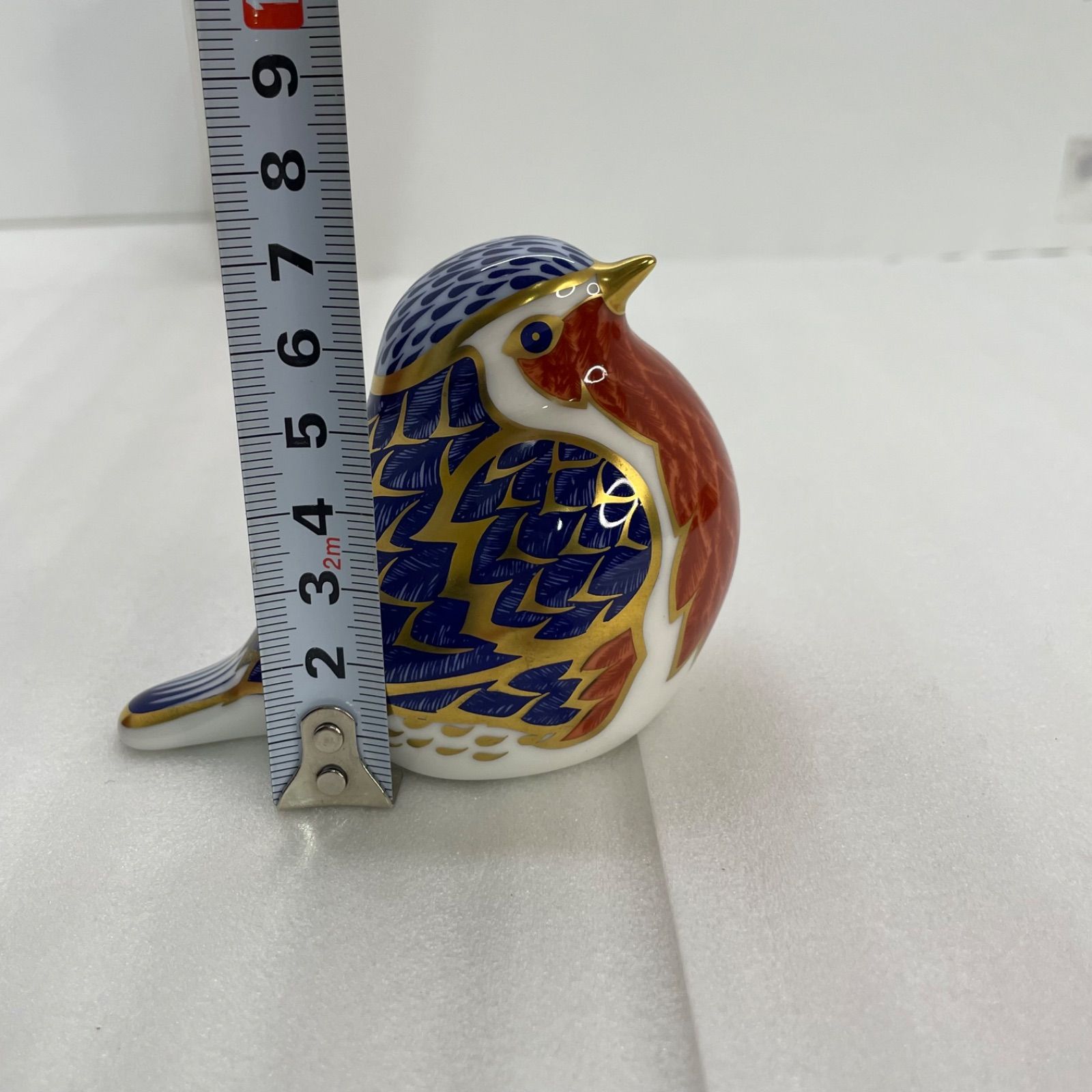 美品/一級品/箱付】ロイヤルクラウンダービー ペーパーウェイト 鳥