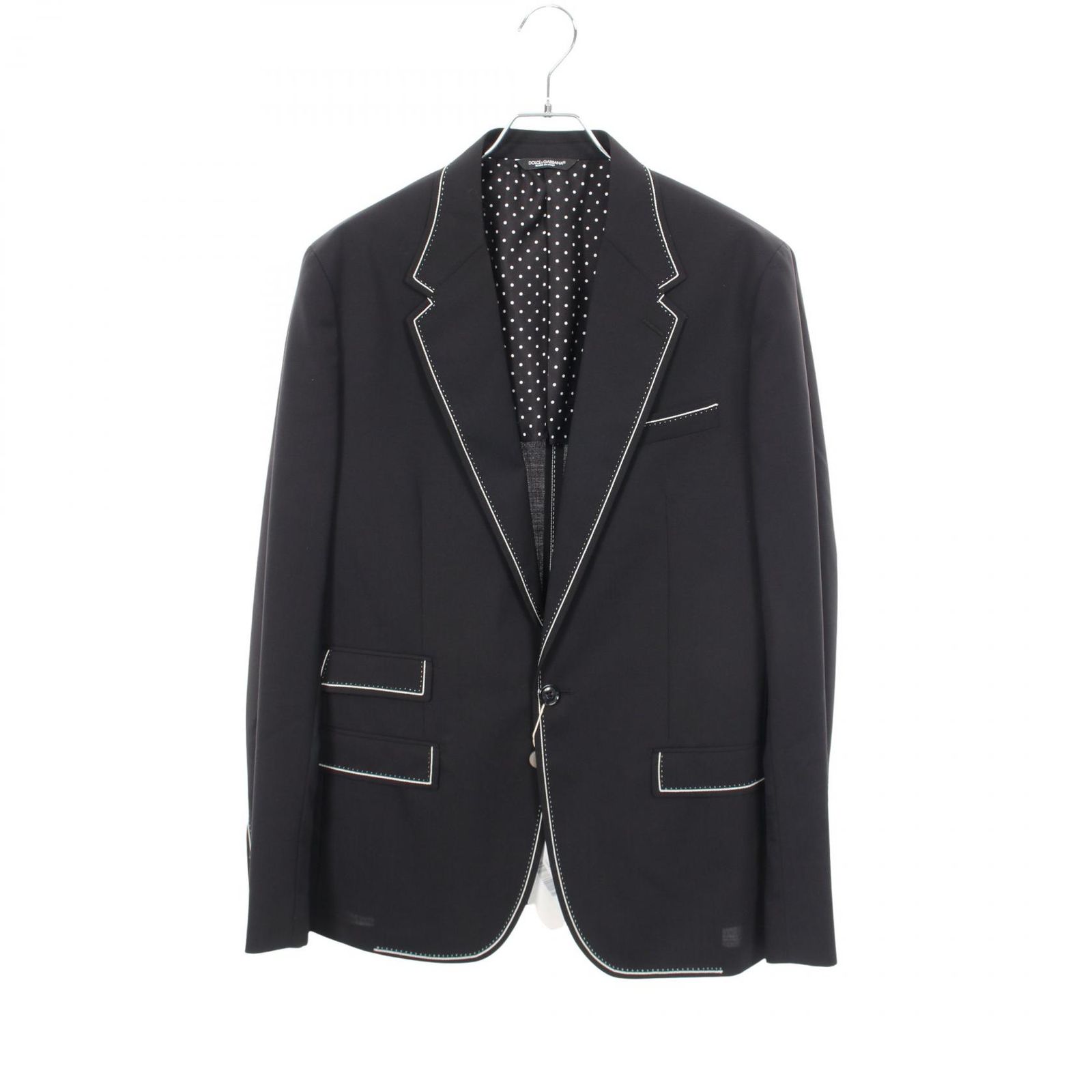 DOLCE & GABBANA ドルチェアンドガッバーナ ステッチ テーラードジャケット