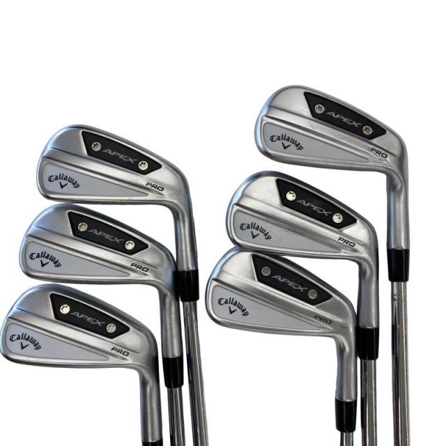 【中古】 キャロウェイ APEX PRO(2024) 6S アイアンセット IR NS PRO MODUS3 TOUR105 (フレックスS) メンズ 男性用 右利き 右用 Cランク ゴルフクラブ