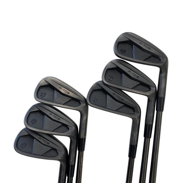 【中古】 テーラーメイド Taylor Made P・7CB(2024) Designer Series BLACK 6S アイアンセット IR NS PRO MODUS3 TOUR120 (フレックスS) メンズ 男性用 右利き 右用 Cランク ゴルフクラブ