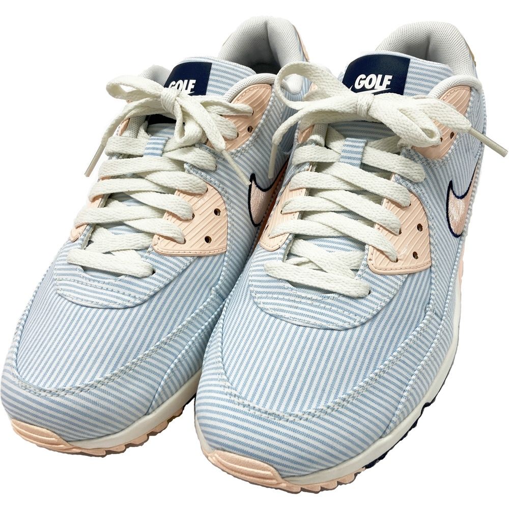 NIKE GOLF ナイキゴルフ CZ2435-424 AIR MAX 90G NRG スパイクレス ゴルフシューズ ブルー系 27cm [240101692650] ゴルフウェア メンズ ストスト