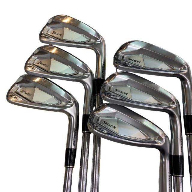 【中古】 ダンロップ SRIXON ZXi5 6S アイアンセット IR 純正特注シャフト (フレックスS) メンズ 男性用 右利き 右用 Dランク ゴルフクラブ