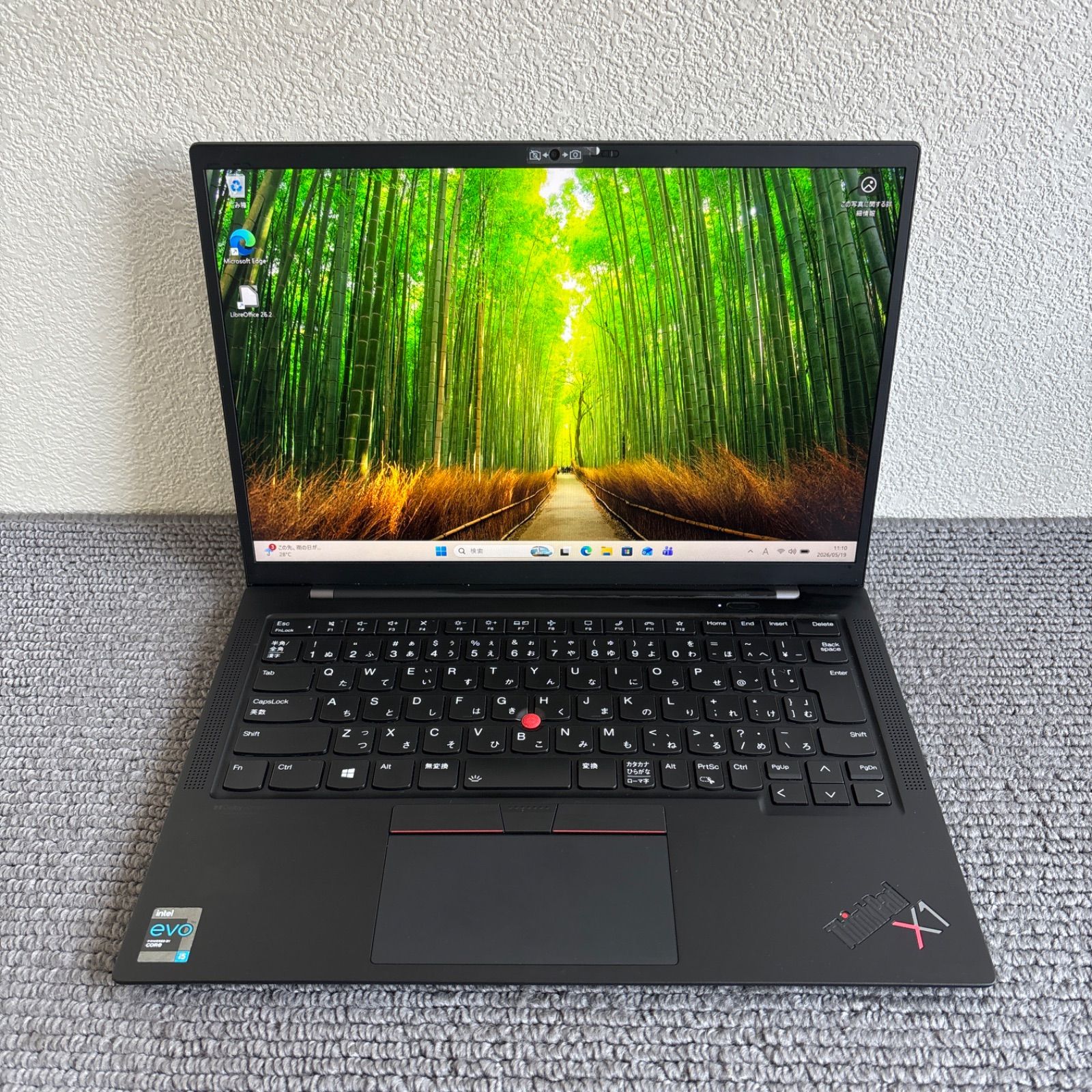 Lenovo Thinkpad X1 Carbon Gen 9 i5-1135G7 メモリ8GB SSD256GB Win11