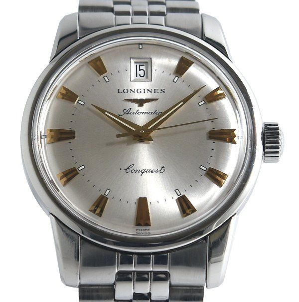 良品 LONGINES ロンジン CONQUEST コンクエスト ヘリテージ L1.611.4 L1.611.4.75.4 自動巻き メンズ