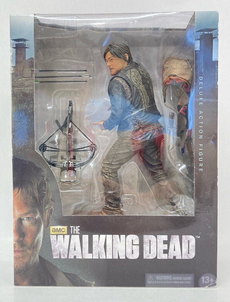 McFARLANE TOYS DELUXE ACTION FIGURE DARYL DIXON (黒箱) 10インチ