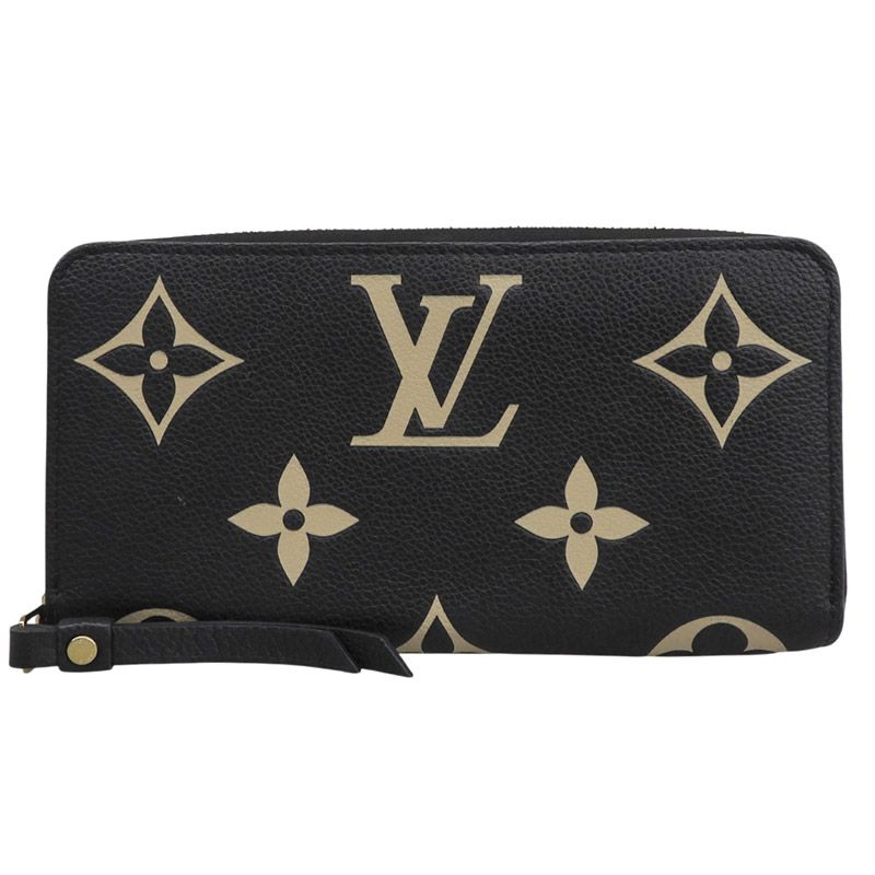 ルイヴィトン LOUIS VUITTON モノグラム アンプラント モノグラム ジャイアント ジッピーウォレット ノワール M80481 中古 新入荷 LV2113