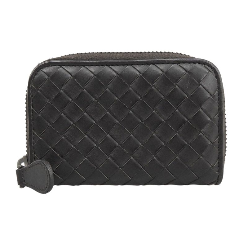 ボッテガヴェネタ BOTTEGA VENETA イントレチャート コインケース 小銭入れ レザー ブラウン 中古 新入荷 OBB0705
