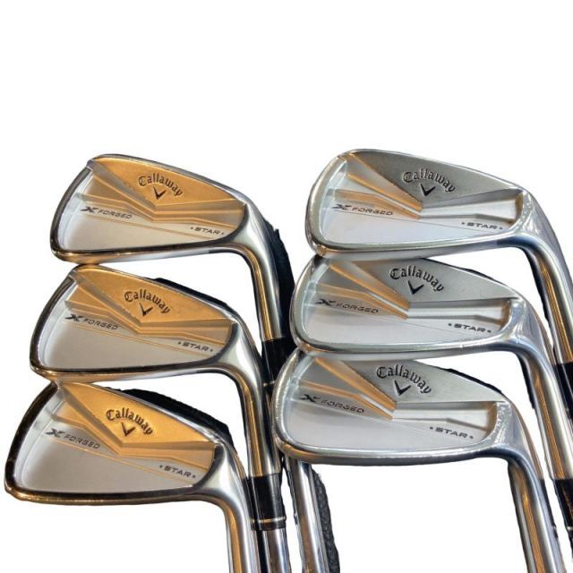 【中古】 キャロウェイ X FORGED STAR(2024) 6S アイアンセット IR NS PRO MODUS3 TOUR105 (フレックスS) メンズ 男性用 右利き 右用 Cランク ゴルフクラブ
