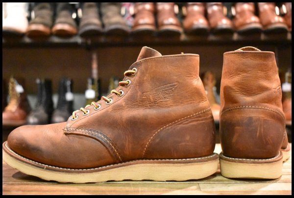 8D 良品 11年】レッドウィング 9111 アイリッシュセッター 茶 カッパー
