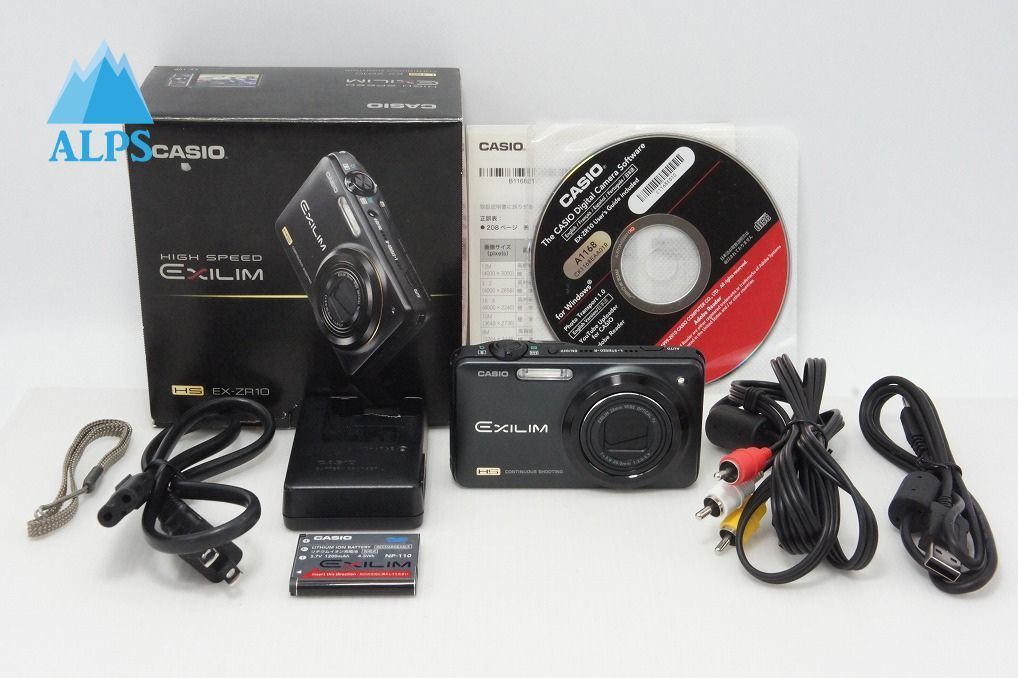 美品 CASIO カシオ EXILIM EX-ZR10 コンパクトデジタルカメラ ブラック