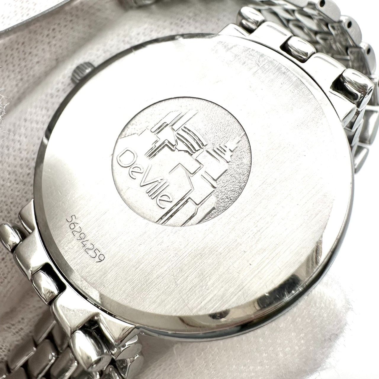返品OK】稼働品 OMEGA オメガ DeVille デヴィル デイト クォーツ 