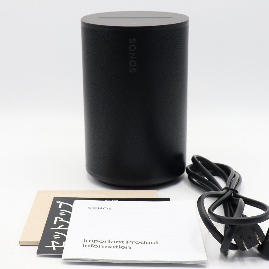 【美品】Sonos Era 100 E10G1JP1BLK ブラック スマートスピーカー AirPlay2対応 Wi-Fi対応 ソノス 本体