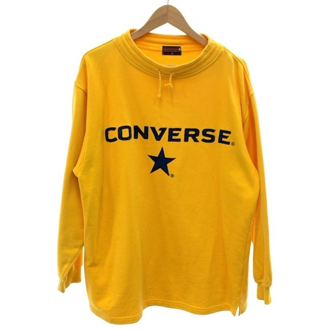 【中古】　CONVERSE　スウェット　長袖　トレーナー　モックネック　トップス　裏毛　ブランドロゴ　刺しゅう　オーバーサイズ　アメカジ　古着　/1952 4,769円