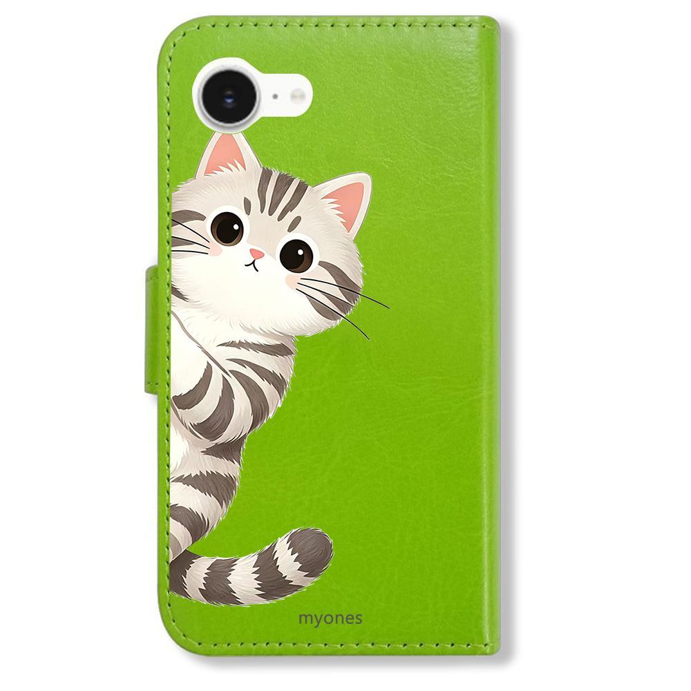 新品未使用】 OPPO Reno5 A 手帳型スマホ ケース(色：グリーン