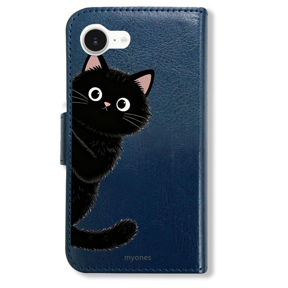 黒いスマートフォン ケース付き 新品未使用】 iPhone7 Plus iPhone8 Plus 手帳型スマホ ケース カバー