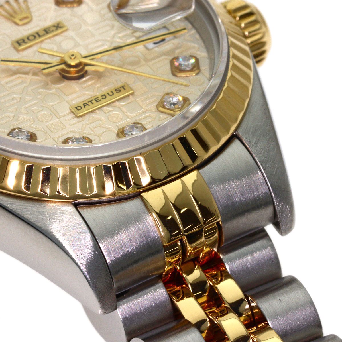 ROLEX ロレックス 69173G デイトジャスト 10P ダイヤモンド 腕時計 SS