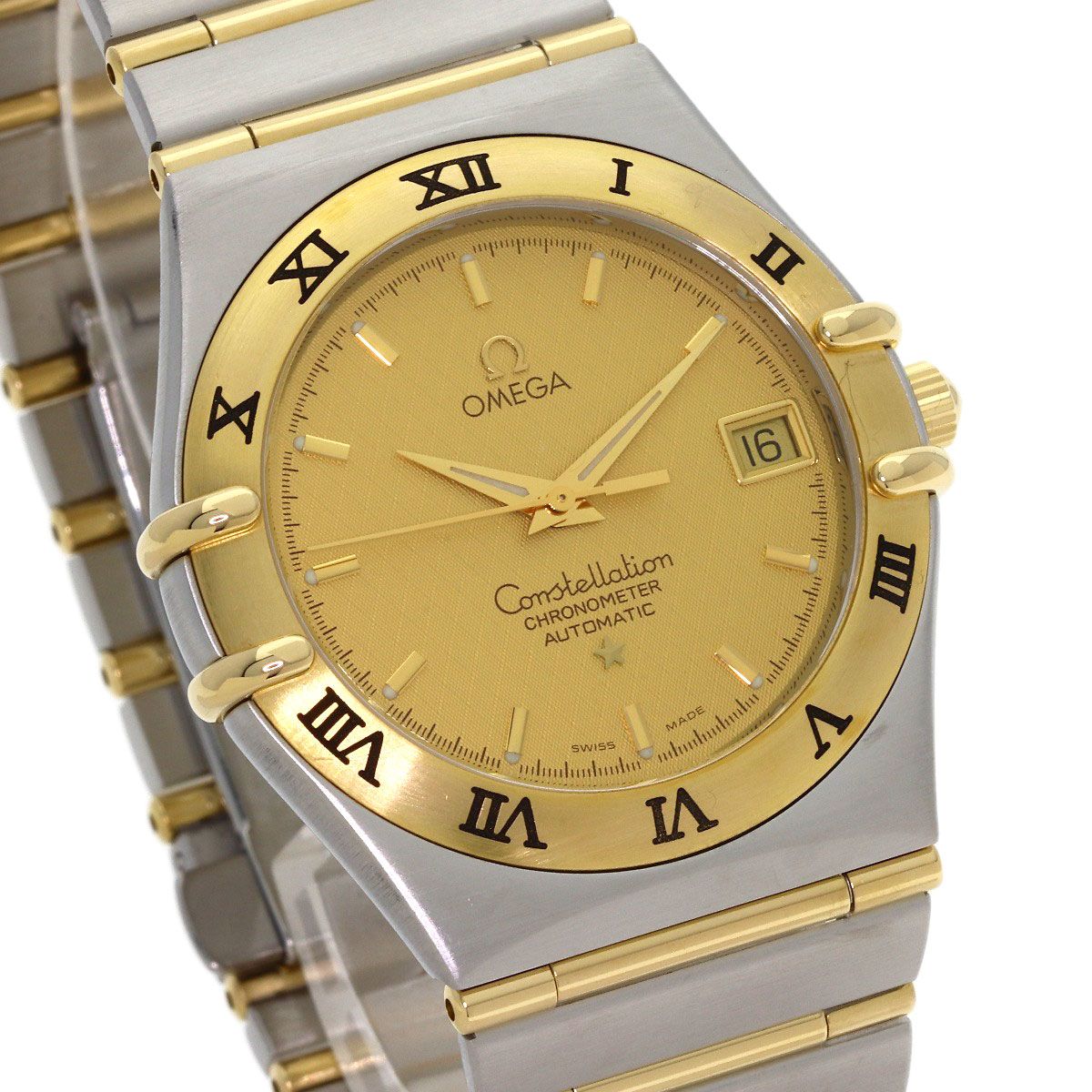 OMEGA オメガ 1202.10 コンステレーション フルバー 腕時計 SS SSxYG K18YG メンズ [中古]