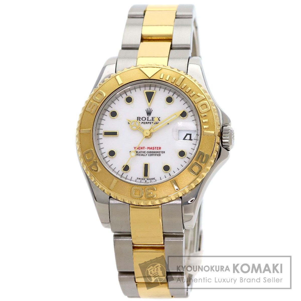 ROLEX ロレックス 168623 ヨットマスター 腕時計 SS SSxK18YG K18YG ボーイズ [中古]