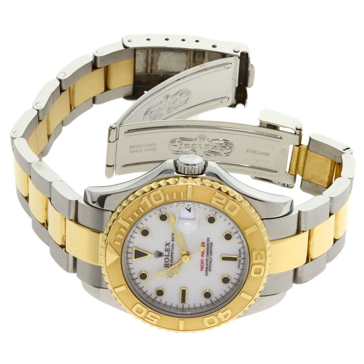 ROLEX ロレックス 168623 ヨットマスター 腕時計 SS SSxK18YG K18YG ボーイズ [中古]