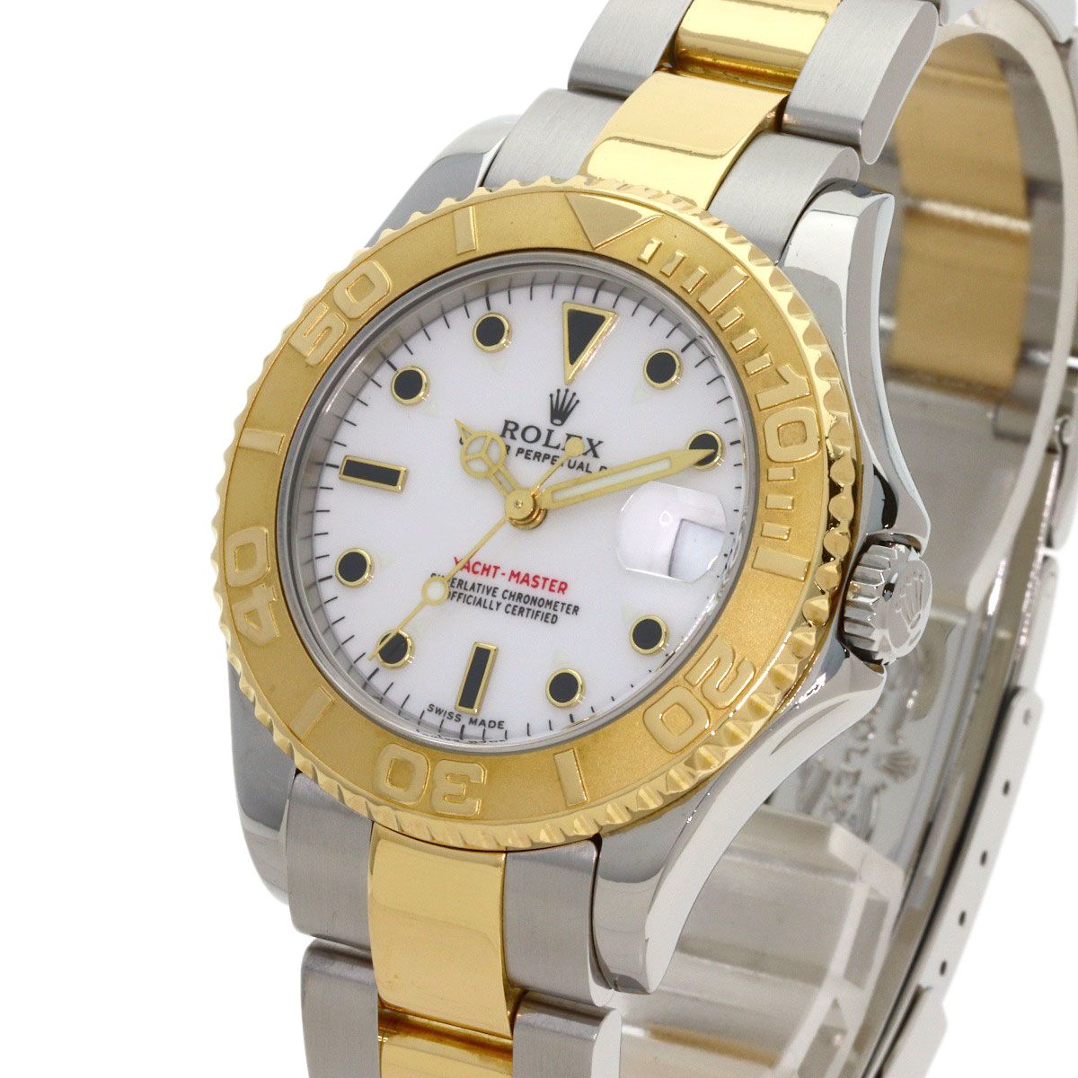 ROLEX ロレックス 168623 ヨットマスター 腕時計 SS SSxK18YG K18YG ボーイズ [中古]