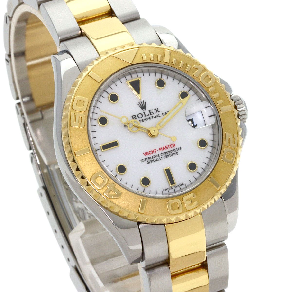 ROLEX ロレックス 168623 ヨットマスター 腕時計 SS SSxK18YG K18YG ボーイズ [中古]