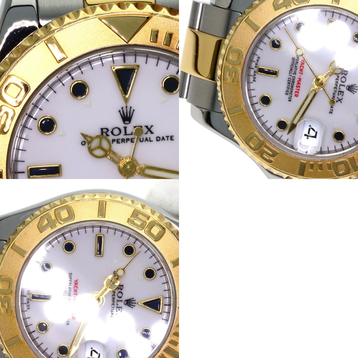 ROLEX ロレックス 168623 ヨットマスター 腕時計 SS SSxK18YG K18YG ボーイズ [中古]