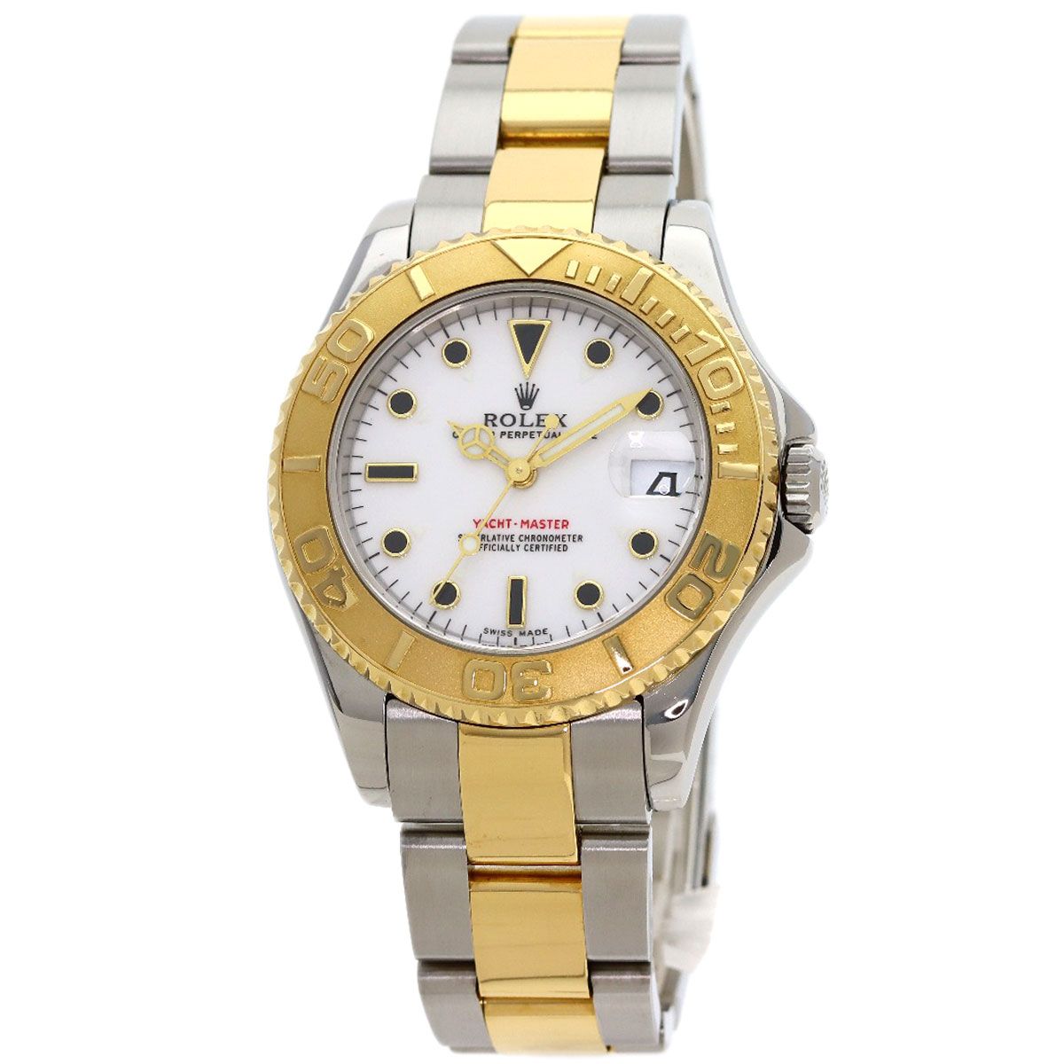 ROLEX ロレックス 168623 ヨットマスター 腕時計 SS SSxK18YG K18YG ボーイズ [中古]