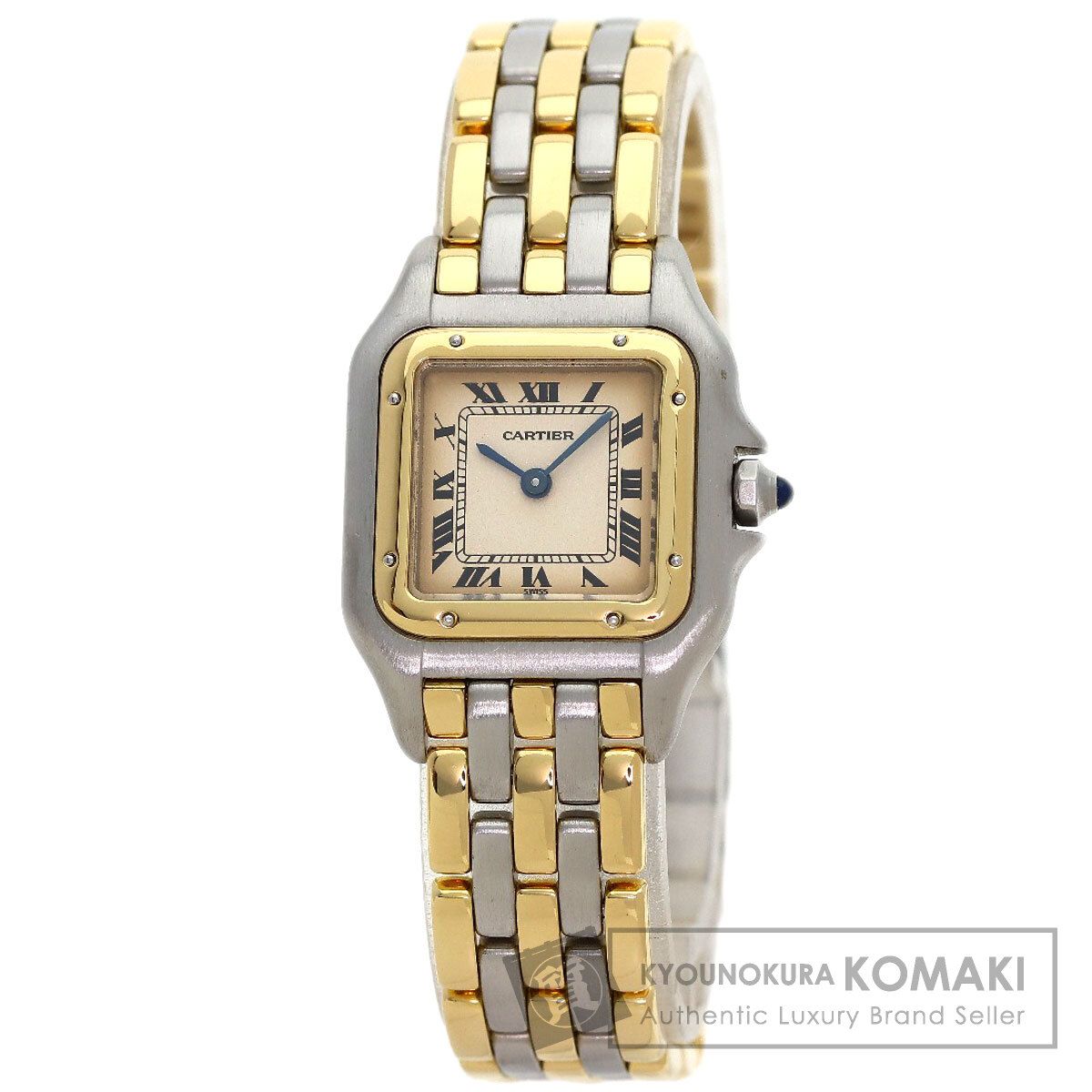 CARTIER カルティエ W25029B8 パンテール SM 3ロウ 腕時計 SS SSxK18YG K18YG レディース [中古]