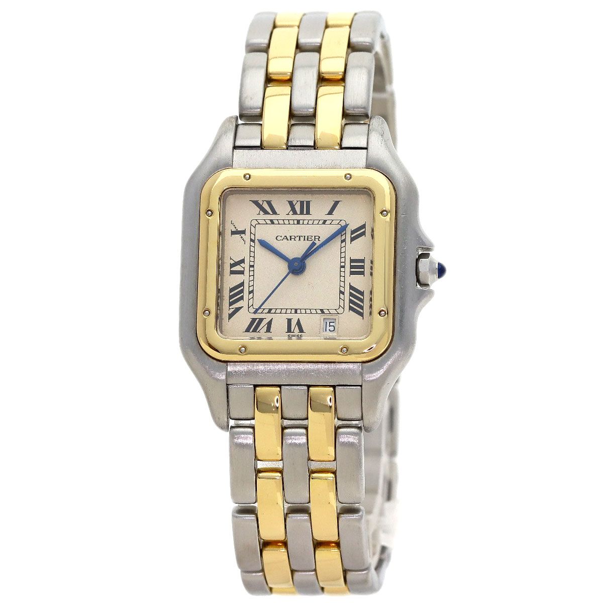 CARTIER カルティエ W25028B6 パンテール MM 2ロウ 腕時計 SS SSxK18YG K18YG ボーイズ [中古]