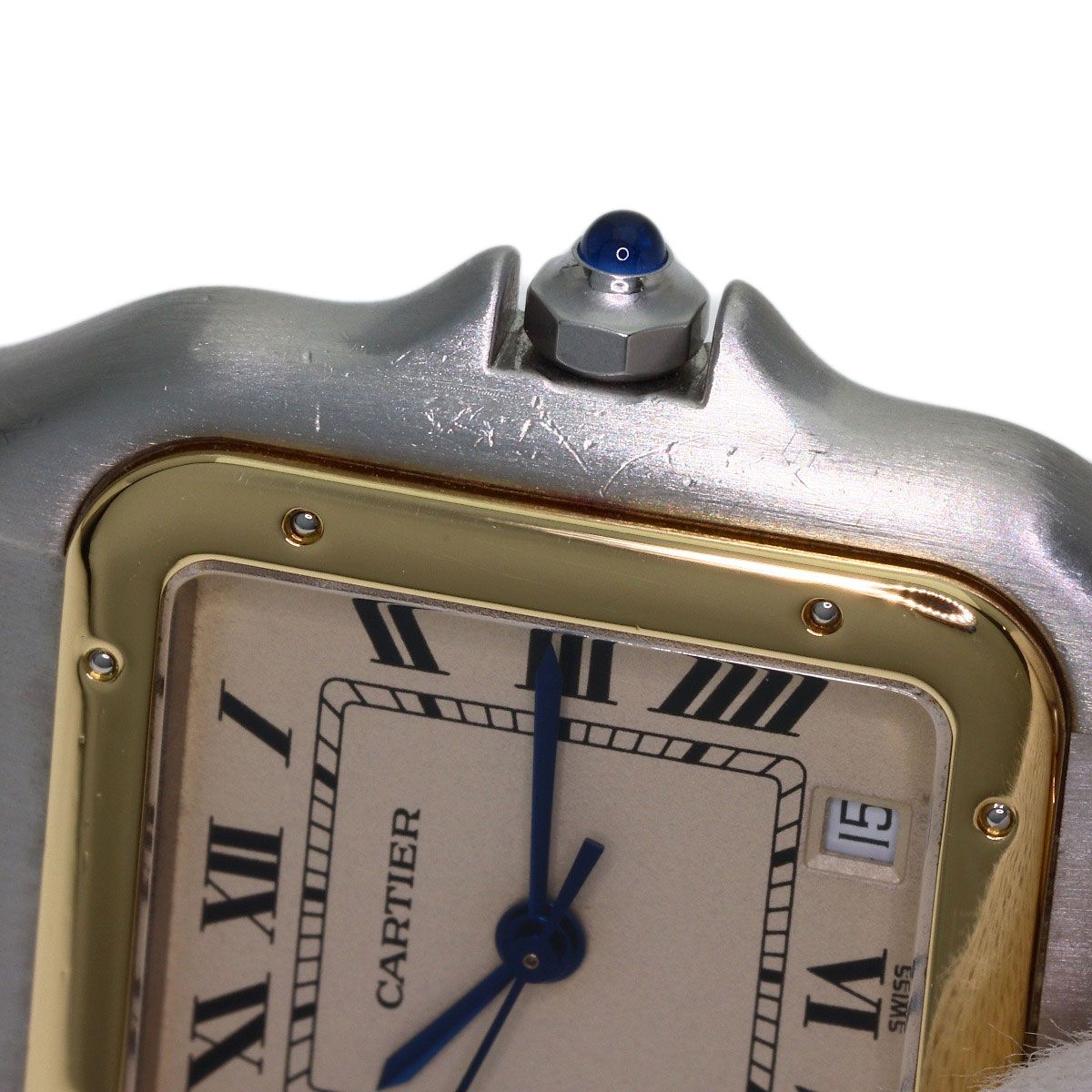 CARTIER カルティエ W25028B6 パンテール MM 2ロウ 腕時計 SS SSxK18YG K18YG ボーイズ [中古]