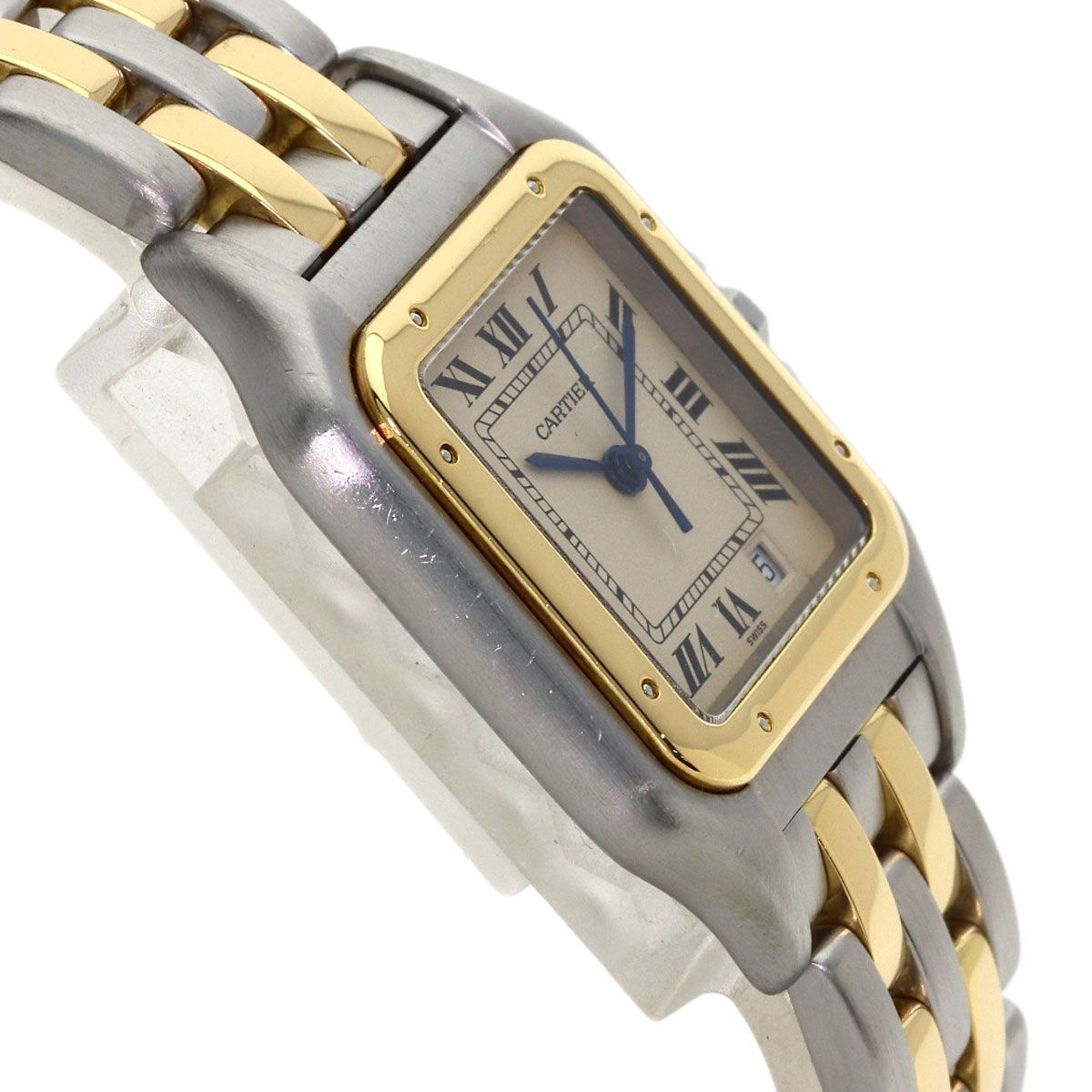 CARTIER カルティエ W25028B6 パンテール MM 2ロウ 腕時計 SS SSxK18YG K18YG ボーイズ [中古]