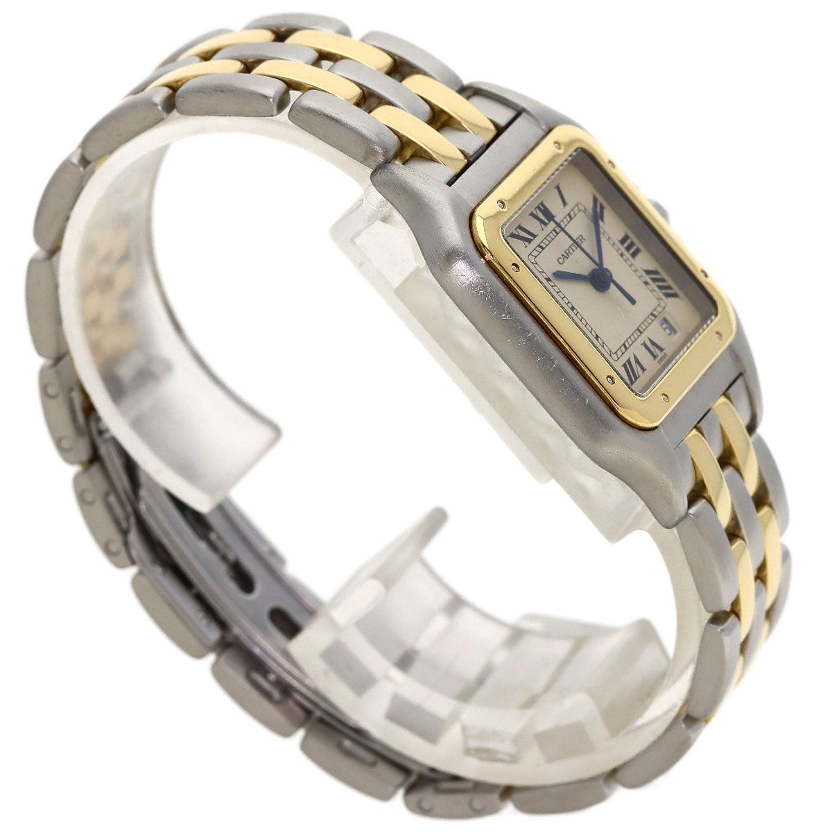 CARTIER カルティエ W25028B6 パンテール MM 2ロウ 腕時計 SS SSxK18YG K18YG ボーイズ [中古]