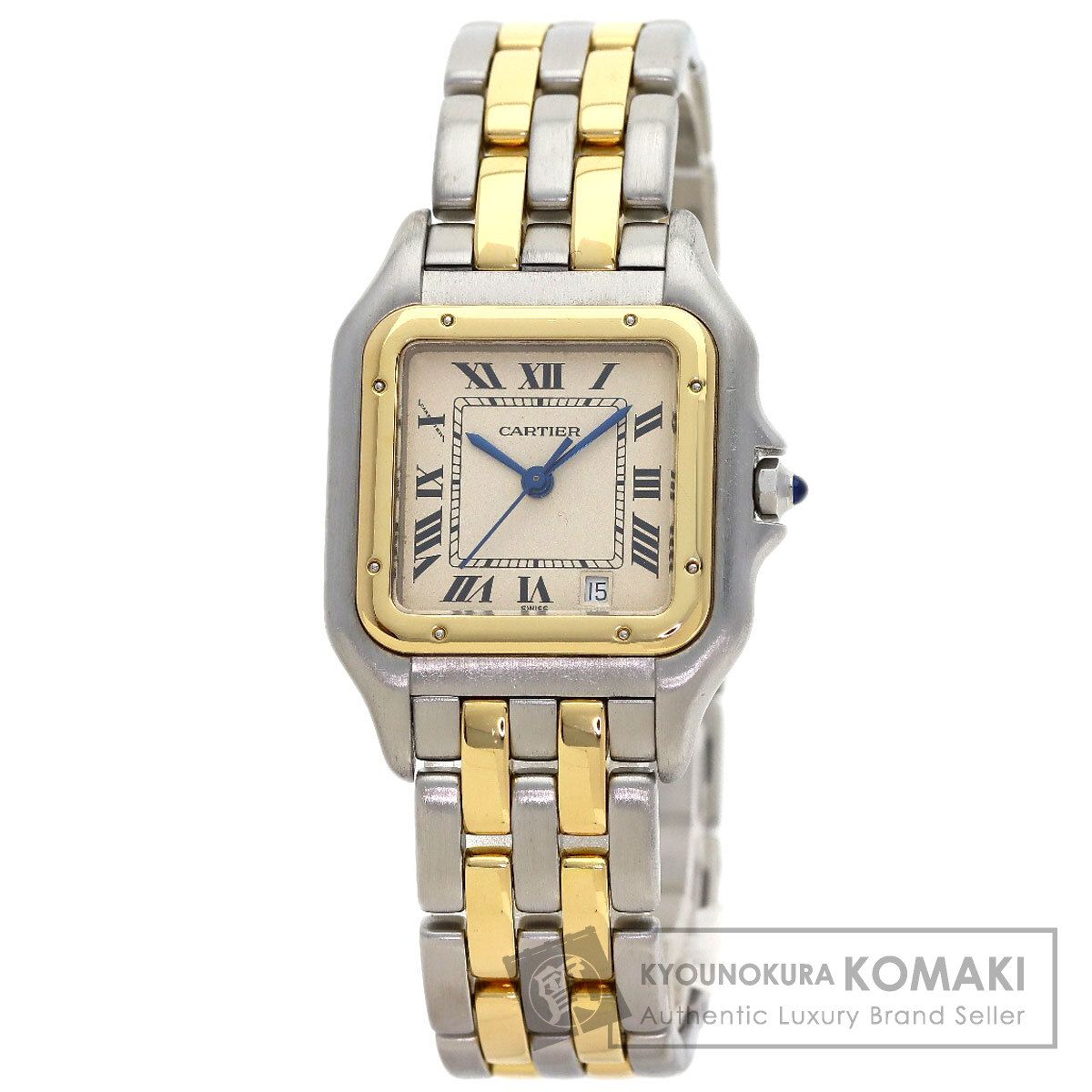 CARTIER カルティエ W25028B6 パンテール MM 2ロウ 腕時計 SS SSxK18YG K18YG ボーイズ [中古]