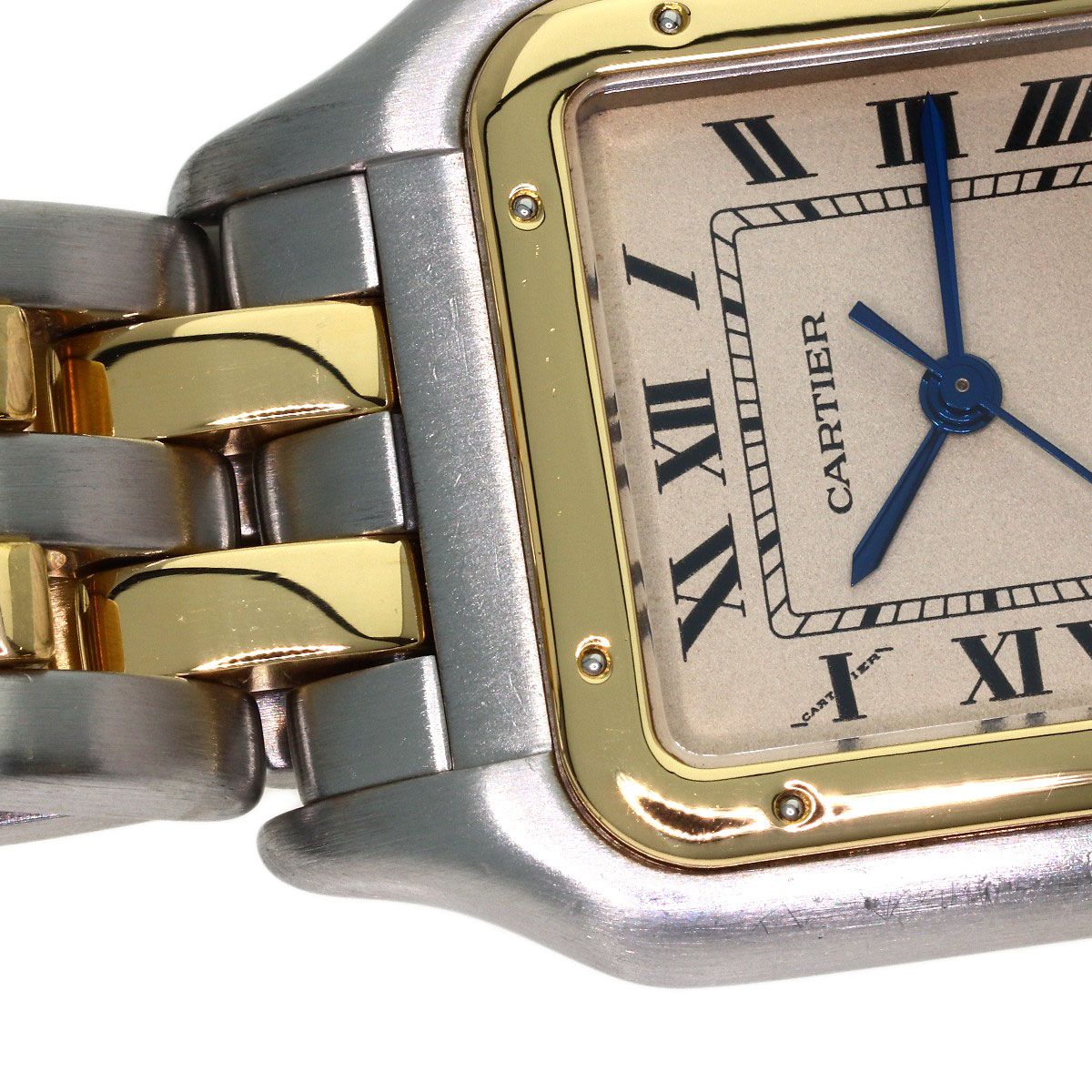 CARTIER カルティエ W25028B6 パンテール MM 2ロウ 腕時計 SS SSxK18YG K18YG ボーイズ [中古]