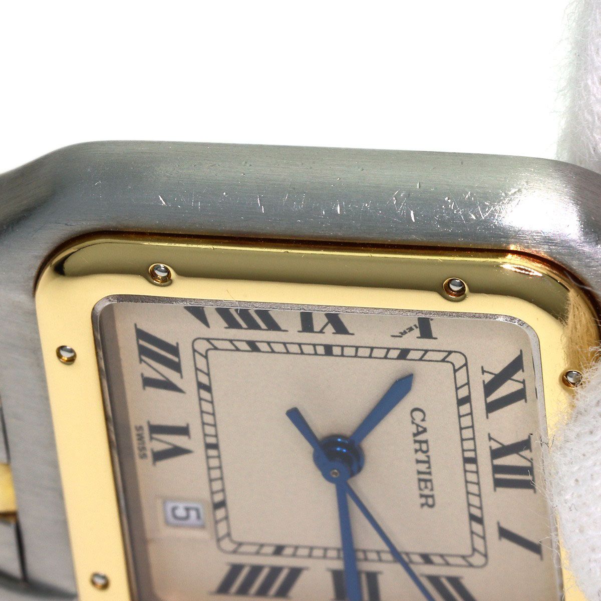 CARTIER カルティエ W25028B6 パンテール MM 2ロウ 腕時計 SS SSxK18YG K18YG ボーイズ [中古]