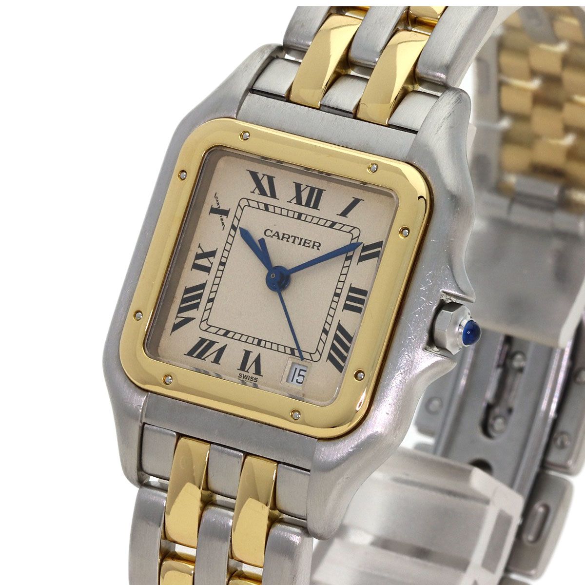 CARTIER カルティエ W25028B6 パンテール MM 2ロウ 腕時計 SS SSxK18YG K18YG ボーイズ [中古]