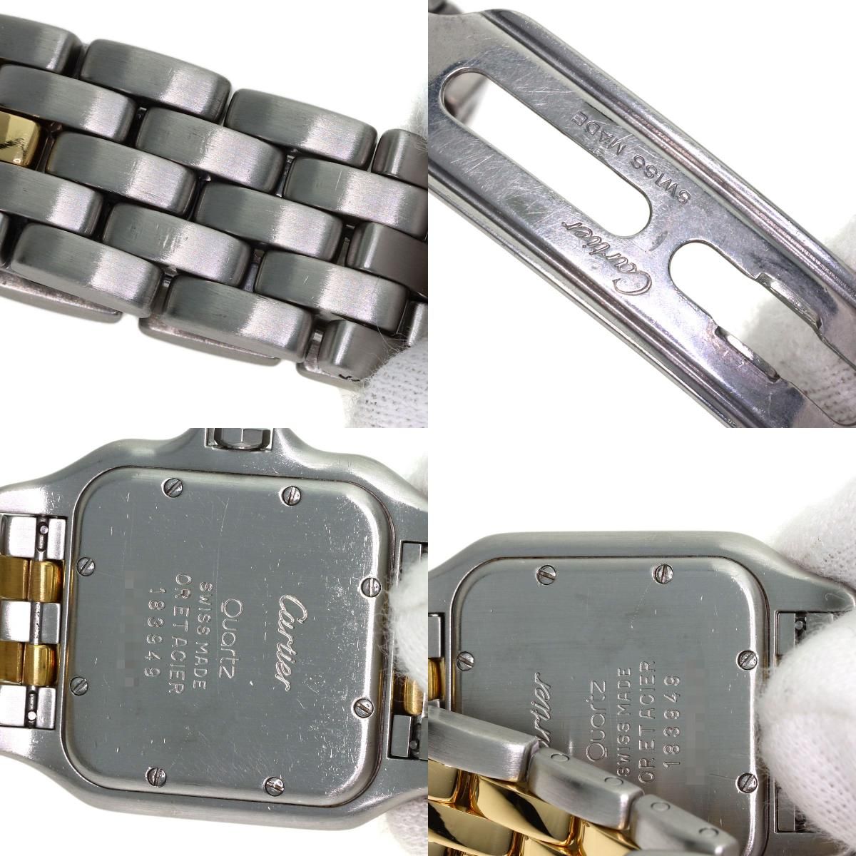 CARTIER カルティエ W25028B6 パンテール MM 2ロウ 腕時計 SS SSxK18YG K18YG ボーイズ [中古]